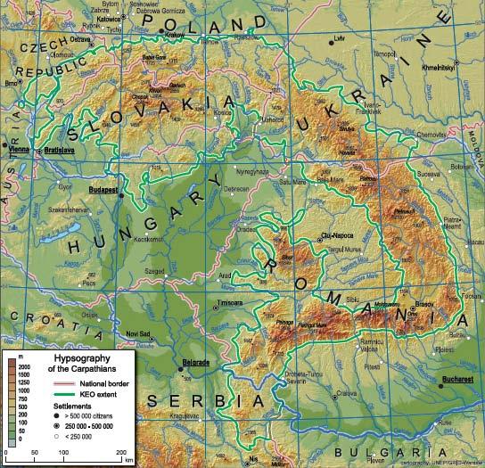 Carpathians largest and