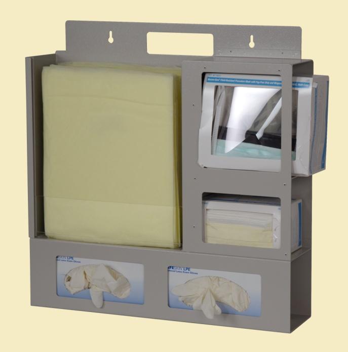 Infection Control Personal Protective Equipment Features and Benefits of ISO2800 Wall / Door Mount Isolation Station One