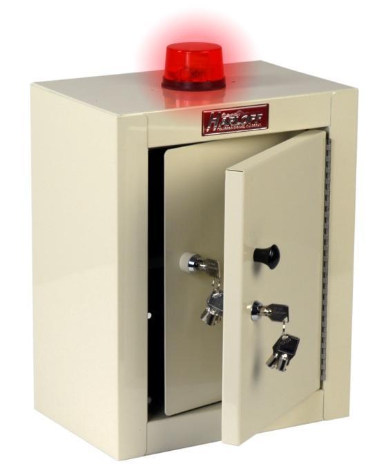Narcotics and Medicine Cabinets Light Alarm Upgrade LUMEN, Strobe Light Alarm Upgrade As shown on 2720-LUMEN Available on all large and medium sized Harloff narcotics cabinets Addresses the