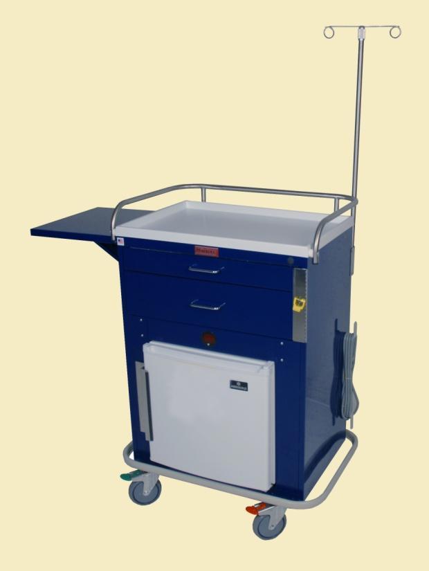 MH Cart Used in: OR suites, Level 1 Trauma units, Surgery Centers Cart can hold critical MH emergency supplies at the proper temperature in close proximity to areas where they are most likely needed