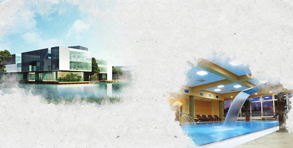 SWIMMING POOL DIVE INTO COOLNESS Crown of Noida will have an olympic sized pool with all the facilities of a five star club.