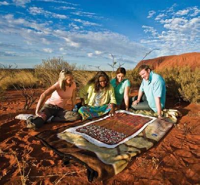 private views of the changing colours of Uluru as the sun rises and sets. Explore Uluru and Kata Tjuta and discover an expansive living cultural landscape, rich in history.