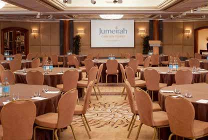 The Ballroom Adorned with silk walls, cherry wood panelling and Viennese crystal chandeliers, the opulent Ballroom offers a
