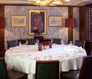 Private dining at The Rib Room Bar & Restaurant.
