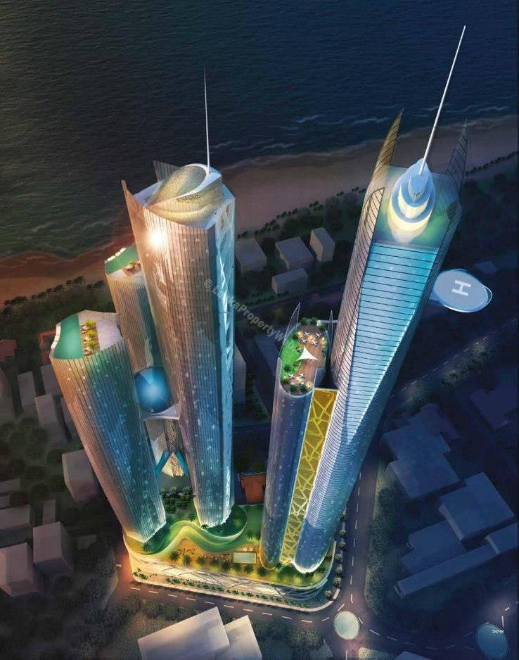 VIBRANT NEW DEVELOPMENTS INDOCEAN TOWER 68 floors Developer Indocean Developers (Pvt) Ltd, a venture of Indian