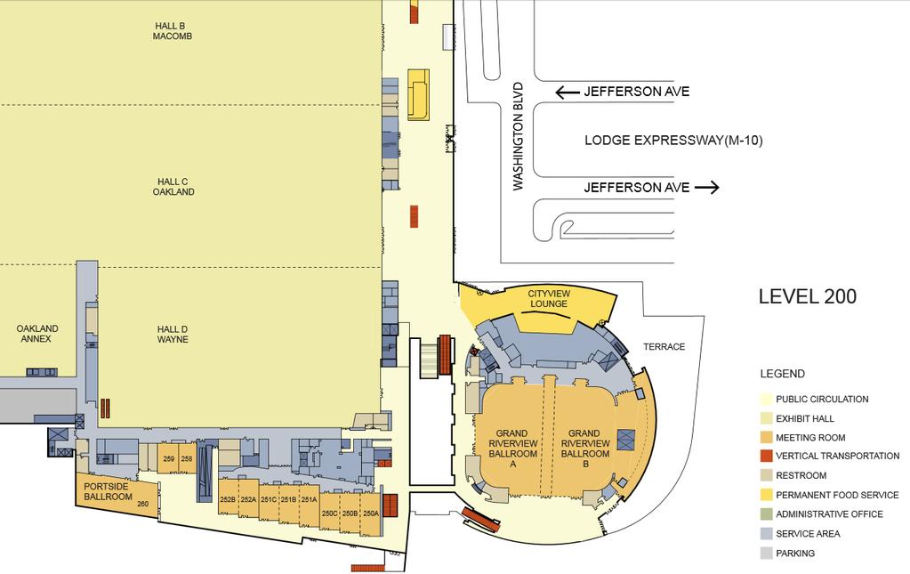 COBO Center Map to IHS