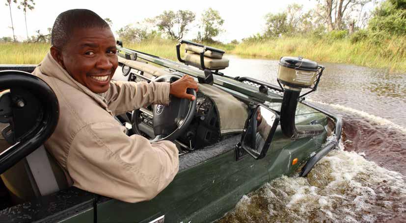 game drives to mokoro and catch-andrelease fishing.