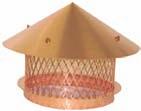 installation. Octagon, square and cone chimney pots fit 13 x13 and smaller flues. Custom sizes available.