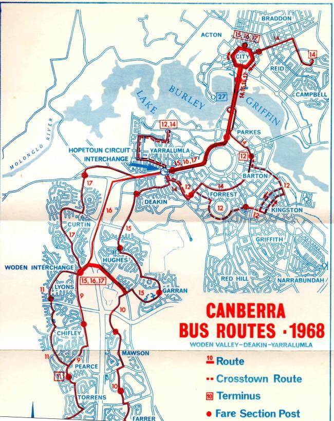 Serving Canberra s Woden Valley and Weston Creek Hilaire Fraser T HIS ARTICLE DETAILS BUS services to Woden Valley and Weston Creek continuing our series on Canberra s bus services. (Jan 2016).
