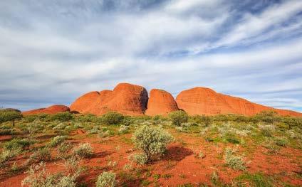 Afterwards, on the 45 kms drive to Kata Tjuta (the Olgas) your Driver Guide will provide you with an historical overview of the National Park.