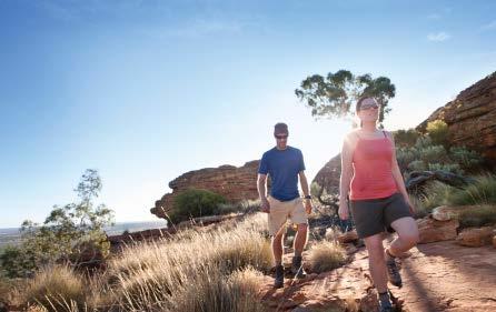 Depart early this morning for the drive to Kings Canyon Stop for a cooked breakfast at Kings Creek Station For the more adventurous, join your Guide for a hike to the top of