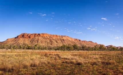 The West MacDonnell Ranges stretch over 600 kms east and west of Alice Springs and feature some of the most iconic sights in the Northern