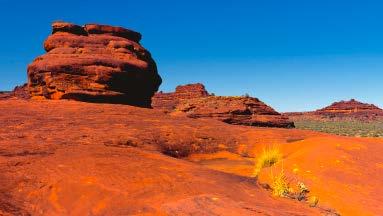 Australia where red cabbage palms survive From your 4WD and on foot, you ll be amazed by the enormous rock formations,