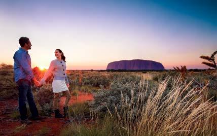 6 Uluru Sunset Early Evening Code: Y11 Sit back and relax as you travel into the amazing Uluru Kata Tjuta National Park.