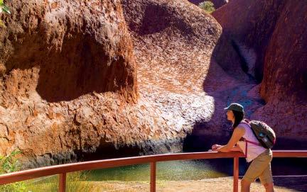 9 Uluru Morning Guided Base Walk Half Day SMALL GROUP Code: Y40 In the intimacy of a small group join your Driver Guide on a 10½