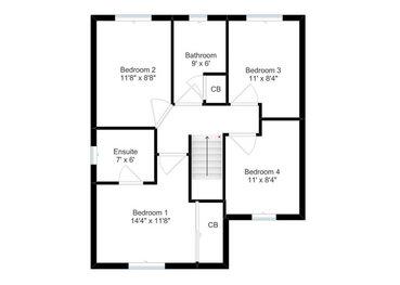 MEASUREMENTS LOUNGE 10 0 X 17 4 KITCHEN/DINING 10 0 X 17 0 UTILITY 6 8 X 6 8 WC 6 8 X 3 4 BEDROOM ONE 14 4 X 14 8 ENSUITE 7 0 X 6 0 BEDROOM TWO 11 8 X 8 8 BEDROOM THREE 11 0 X 8 4 BEDROOM FOUR 11 0 X