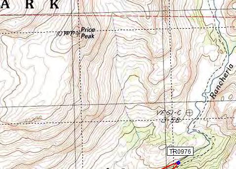 6-7601 ft TR0973 - Benson Lake Trail, lake and