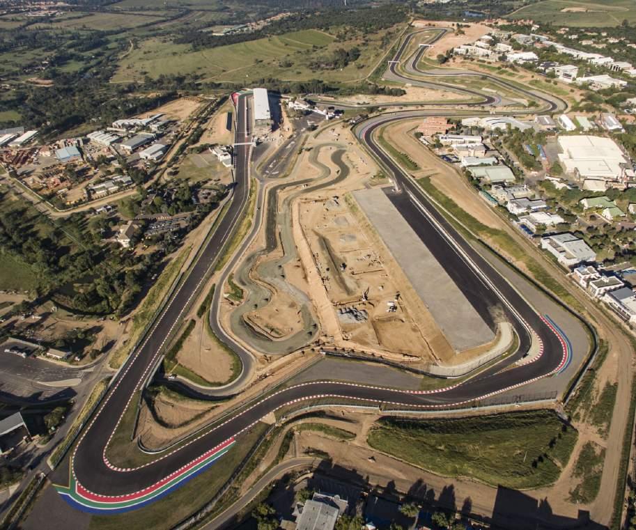 A portion of the circuit will be irrigated for wet condition driver training simulation, working in conjunction with the Dynamic Driver Training Area. Completion of this phase is expected by mid May.