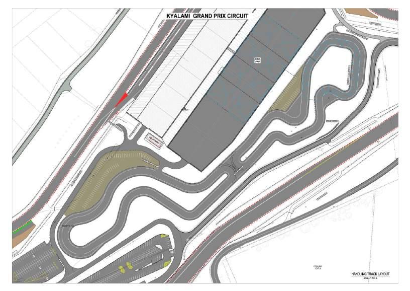 The exciting new Dynamic Handling Circuit that is currently being constructed at the Kyalami Grand Prix Circuit offers an exciting mix of corners, straights and undulations. The 1.