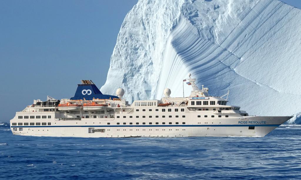 THE RIGHT SHIP = THE BEST EXPERIENCE RCGS Resolute RCGS Resolute offers exceptional onboard facilities and provides an ideal platform for exploring Antarctica.