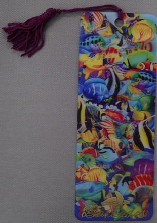 47028 FISH FRENZY 3D BOOKMARKS (LENTICULAR) 
