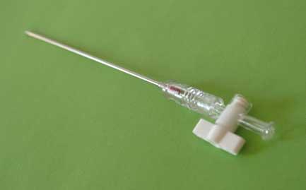 Disposable Insufflation needle Verres, High Flow.