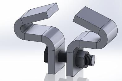 FIG. 150 beam clamp Hot-Dip Galvanized (150HDG) T-316 Stainless Steel (150SX) T-304 Stainless Steel (150SS) Designed for attaching hanger rods from the center of an I-beam.