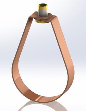 The plastic coated band hanger protects the pipe from the steel surface of the hanger and is designed to reduce noise, vibration and prevents electrolysis between pipe and the hanger. U.L. - U.L.C.