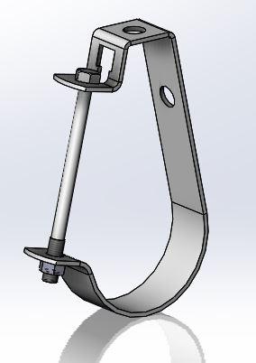FIG. 10J j-hanger Electro-Galvanized: Imported (10JGI) Electro-Galvanized: Imported, 3/16 Felt-lined (10JGIFL) Variants: T-304 Stainless (10JSS) T-316 Stainless (10JSX) FIG.