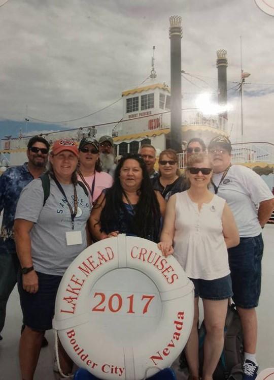 Some of our shipmates and their guests took the VIP Hoover Dam and Lake Mead Cruise Tour on Thursday. First stop was a walk on the bridge at the Hoover Dam.