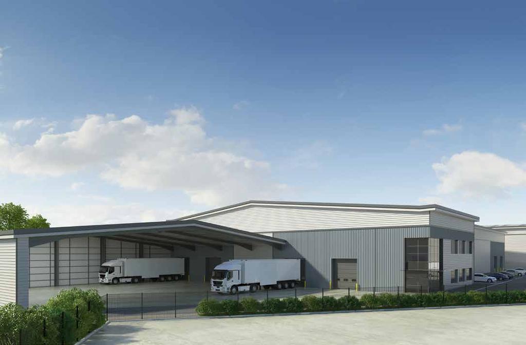 FWD THINKING A NEW INDUSTRIAL / WAREHOUSE DEVELOPMENT PERFECTLY DESIGNED AND LOCATED FOR RAPID DISTRIBUTION TO THE SOLENT AND SOUTH COAST MARKETS Three detached industrial / warehouse units of