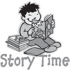 the Saturday Story Time program for ages 5 and up at the Sydney Mines Library. No registration is required for this program.