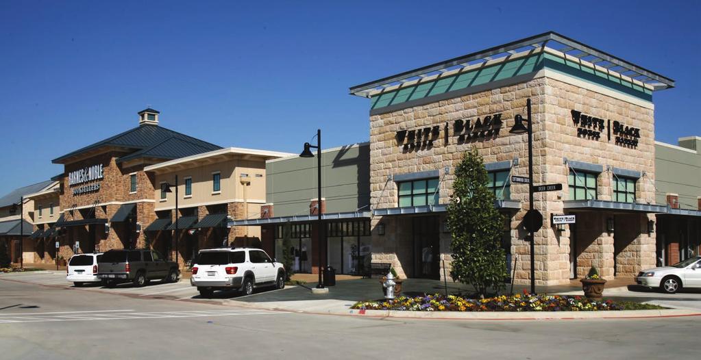 PROSPEROUS THE SHOPS AT HIGHLAND VILLAGE IS AT THE CENTER OF ONE OF THE MOST AFFLUENT TRADE AREAS IN THE GREATER DALLAS/FT. WORTH AREA.