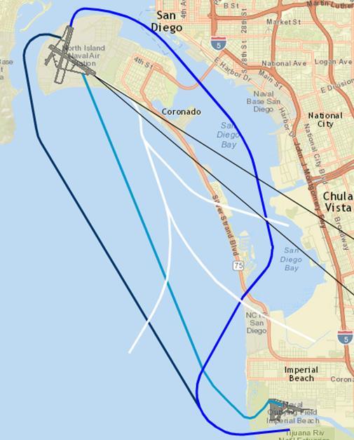 Conflicting Requests Our only request is for the Navy to return to the 1984 flight paths where most of the APZ crash-zone coverage is over the Pacific Ocean and not the people of Coronado Use of the