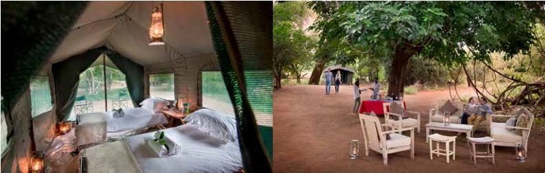 Rustic, eco-friendly, unfenced and off-the-grid trails camp in the heart of the bush. There is no electricity or running water at the Pafuri Walking Trails Camp.