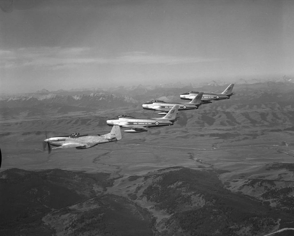 Eight of the P-51 Mustangs ferried to New York had been on charge with No. 403 City of Calgary squadron and had been flown by both Milt Harradence and Lynn Garrison.