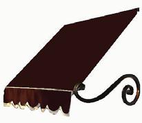The Charleston Style Awning Charleston Style Awning Frame must be installed on the wall as there is no connecting part between AA and TB ASSEMBLY AND INSTALLATION INSTRUCTIONS CAUTION: When you are