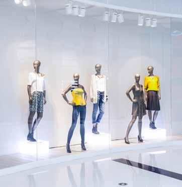 The displays will be themed accordingly to tie in with key promotional periods and product is generally featured on the mannequins for at least one month.