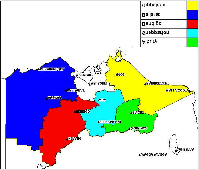 Coverage Map Victoria (AM-D) Based on 2001 statistical Local Area Boundaries Source: