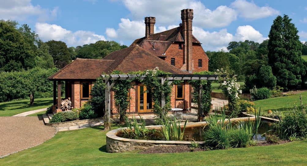 West Sussex Great Surries is situated in a secluded valley on the edge of the popular village of Ashurst Wood.
