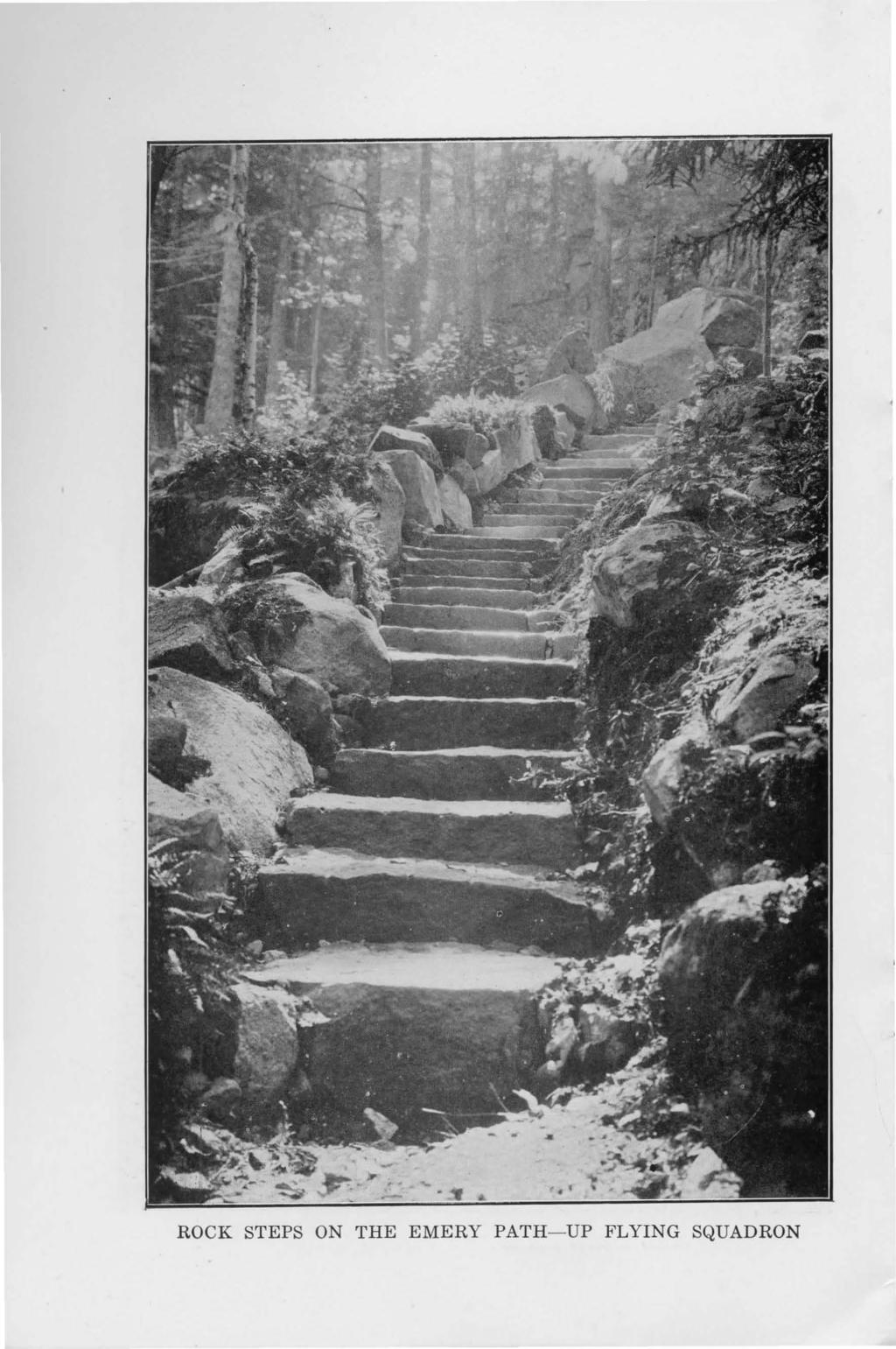ROCK STEPS ON THE EMERY