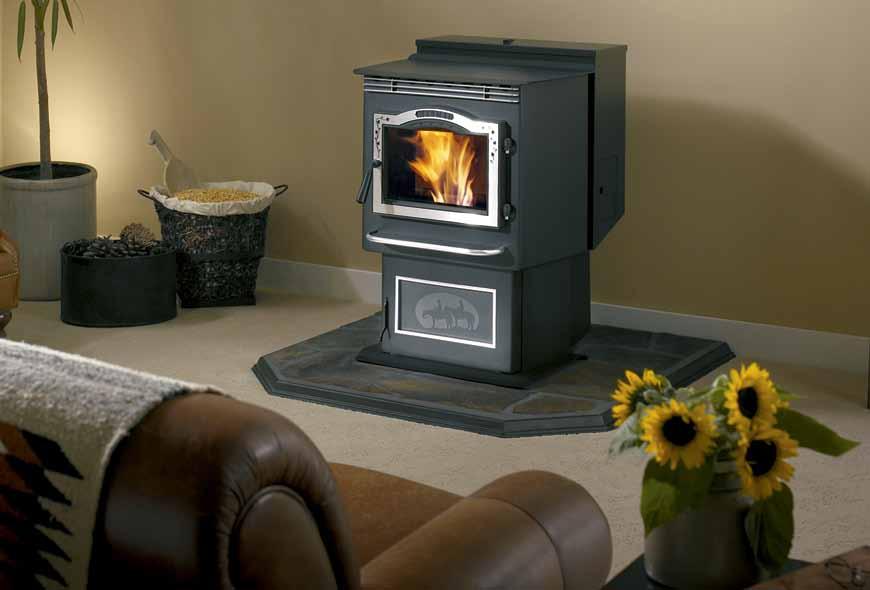 PC45 Multi-Fuel Stove Heat your home with 0 to 45,000 BTUs in the biomass fuel of your choice.