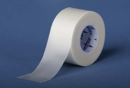 Adhesive Tapes Re-engineered for just the right adhesion NON260001 1" x 10 yrds Medfix Paper Tape NON260101 1" x 10 yrds Medfix Cloth Tape Medfix Paper Tape Compare to Micropore A gentle, breathable