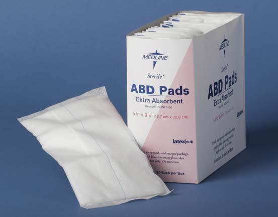 The outer layer is constructed of our absorbent non-woven Avant Gauze fibers. Packed in sterile 2 s.