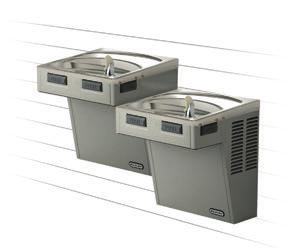 MECHANICALLY ACTIVATED Wall Mount ADA Cooler Ideal for areas prone to service disruptions.