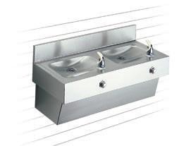 Flexi-Guard antimicrobial safety bubbler comes standard. Vandal-resistant bottom cover plate included.