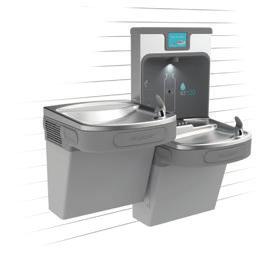 ENHANCED Bottle Filling Station with ADA Cooler Introducing our new line of enhanced indoor bottle filling stations with an updated look.