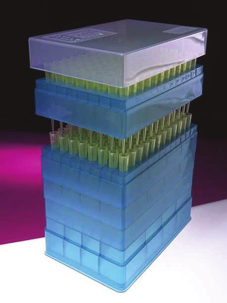 UniFit ZFR Pipet Tips in Ecology MiniStacks Nested UniFit Tips in MiniStacks save space Solid, wide base MiniStack eliminates tipping Just dispose of each empty Tray in sequence Tips fit all single