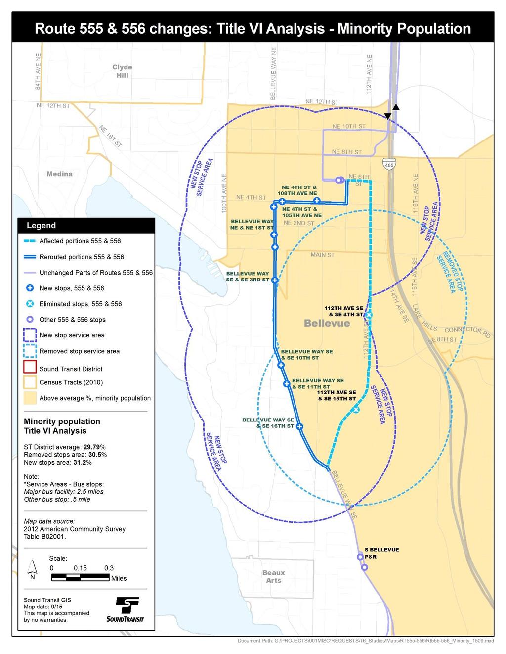 2016 Service Implementation Plan Figure 95 Route 555