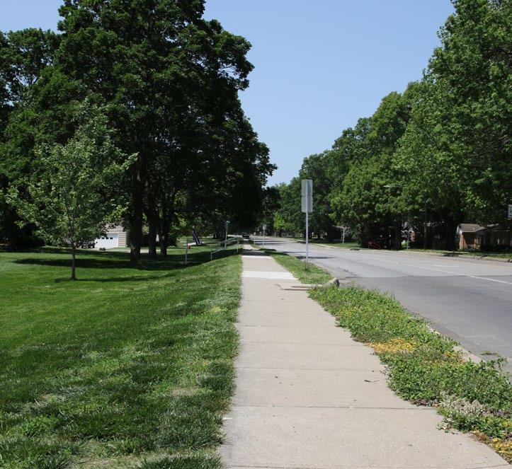 CORRIDOR COECTIOS: Connects to transit at East 51st Street Connects to Raytown Middle and Schools E 53rd St OPPORTUITIES: The City of Raytown is considering a reduction of the road by a lane